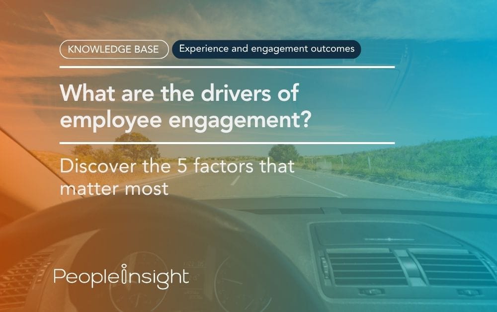 What are the drivers of employee engagement