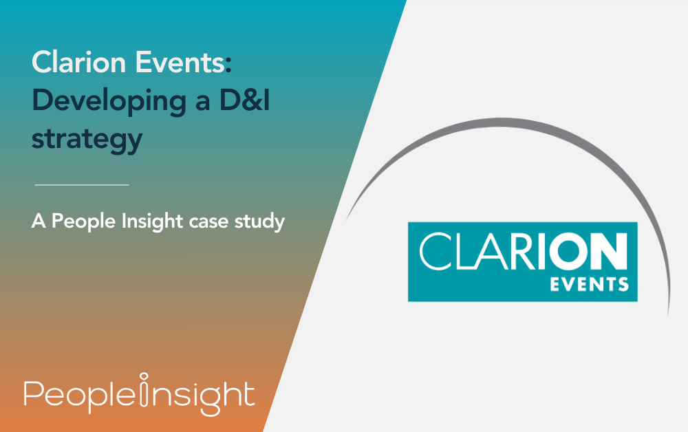 Clarion Events Developing a D&I strategy