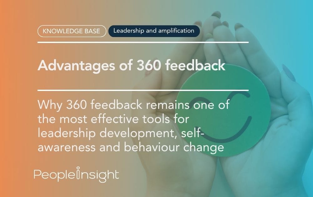 Advantages of 360 feedback