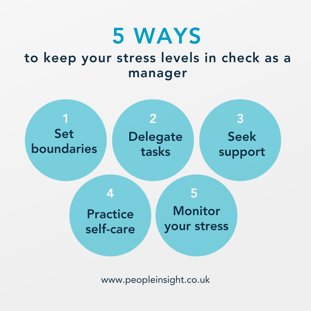 5 ways to keep your stress levels in check as a manager