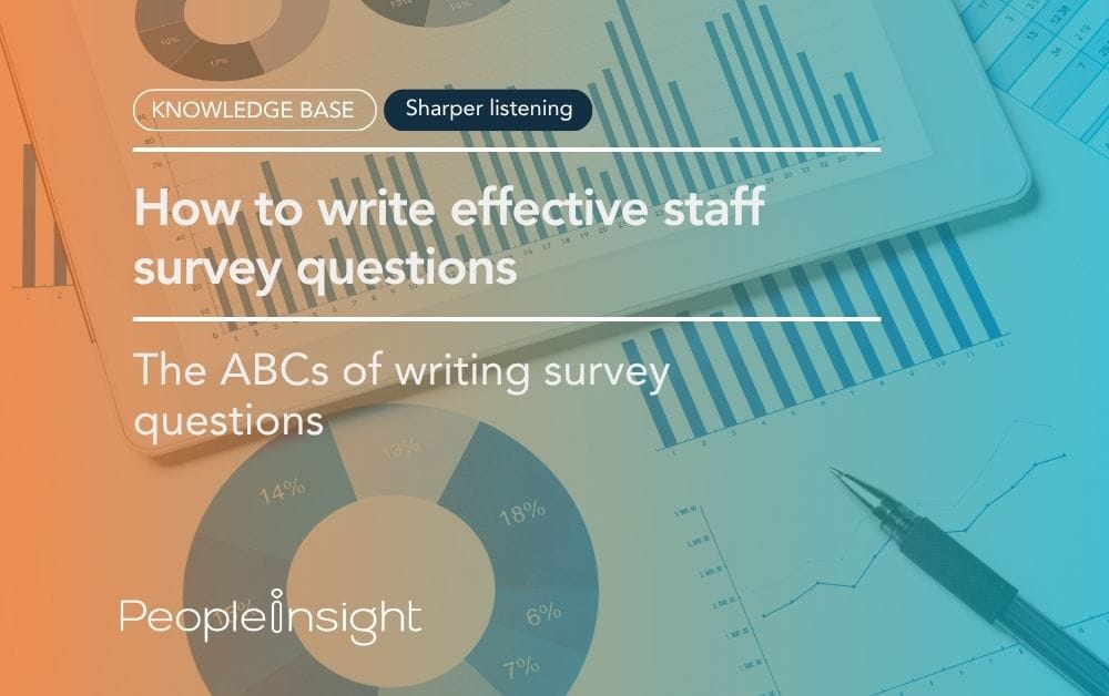 How to write effective staff survey questions kb