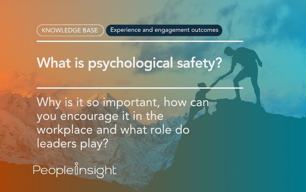 What is psychological safety