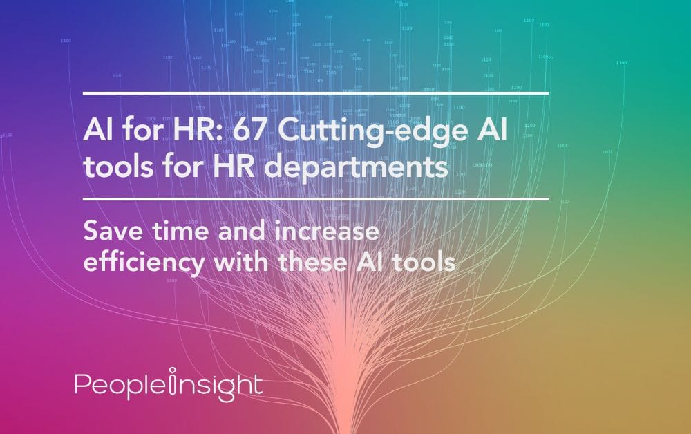 AI for HR 67 Cutting-edge AI tools for HR departments