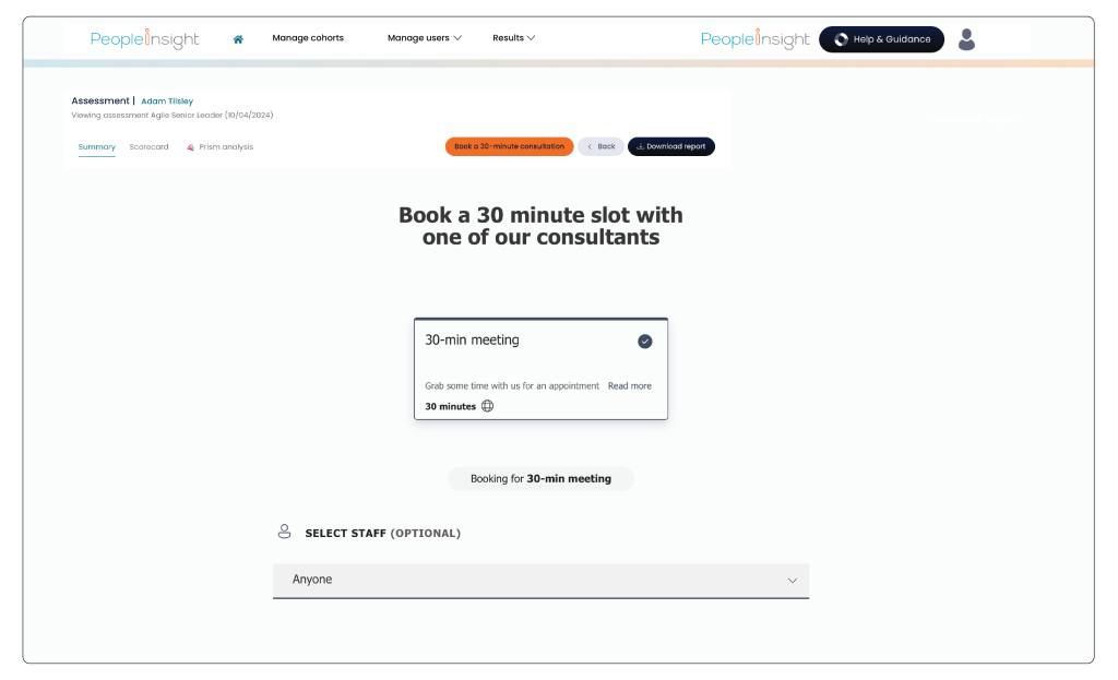 30 minute consultation