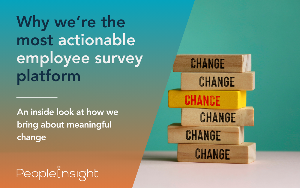 most actionable employee survey platform
