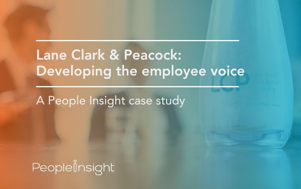 Lane Clark & Peacock case study