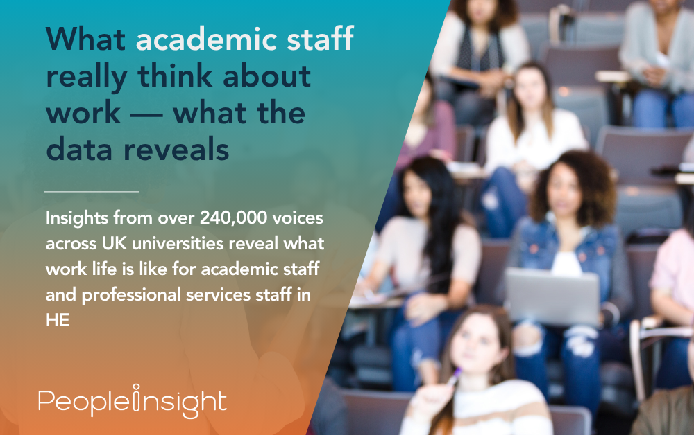 What academic staff really think about work — what the data reveals