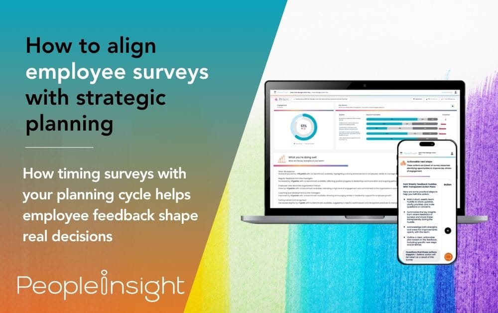 Aligning employee surveys with strategic planning
