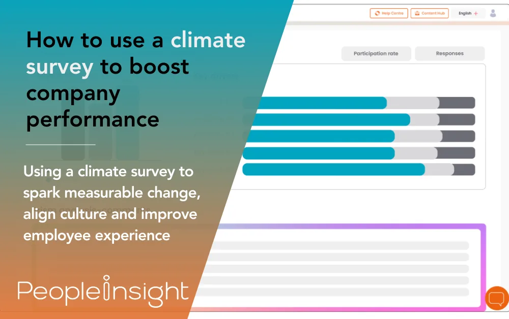 How to use a climate survey to boost company performance