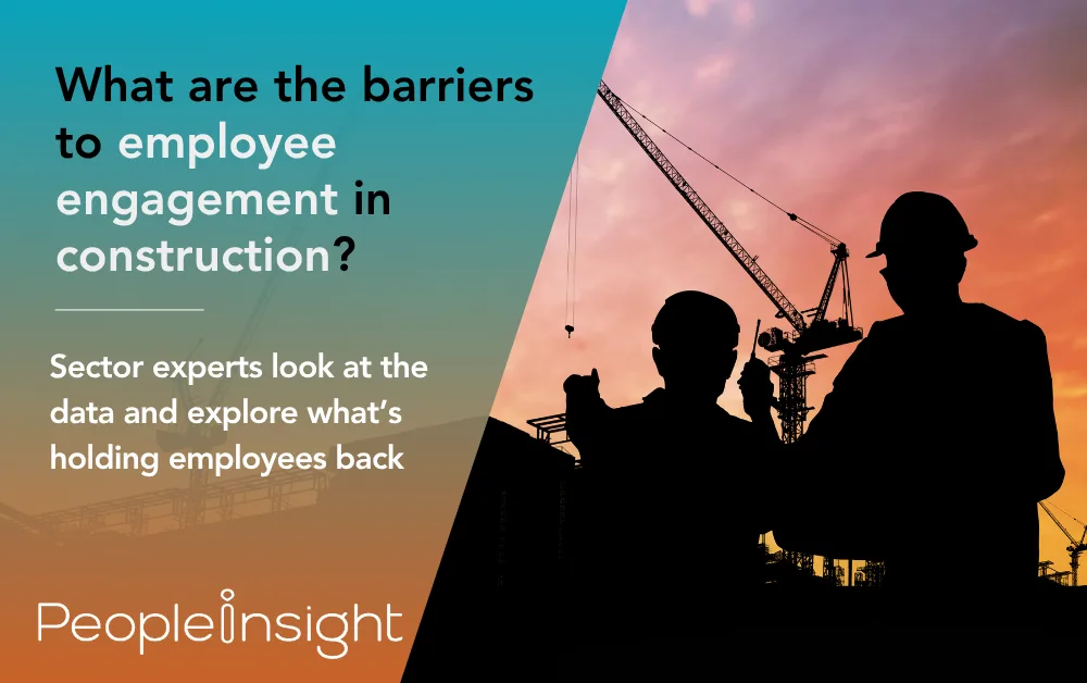 What are the barriers to employee engagement in construction