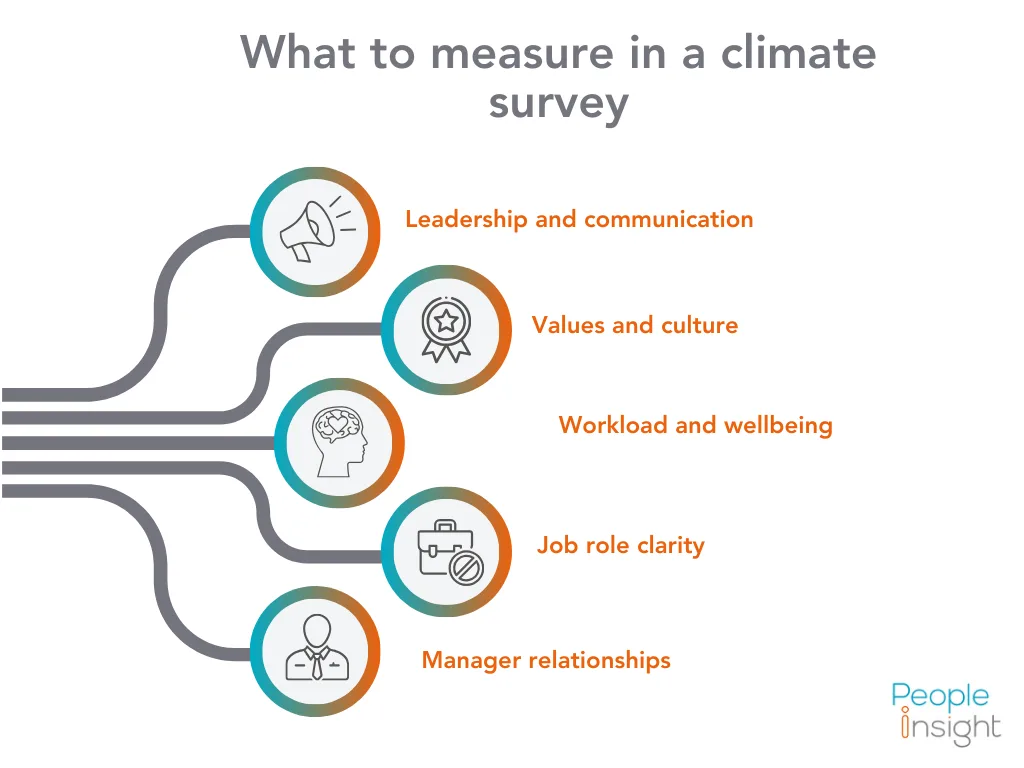 What to measure in a climate survey
