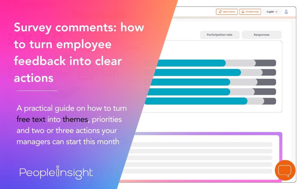 Turning survey comments into clear actions with AI