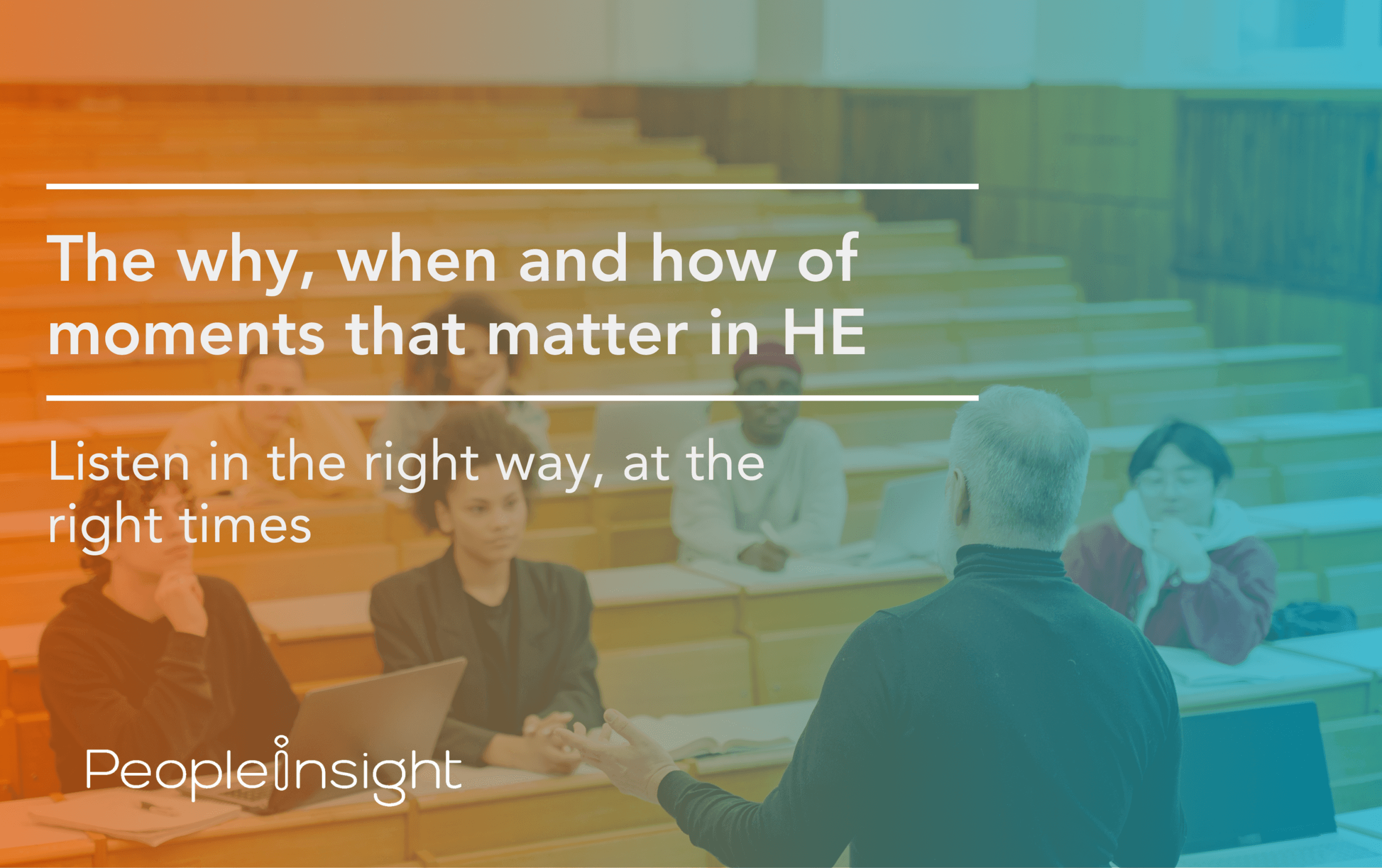 Moments that matter in HE