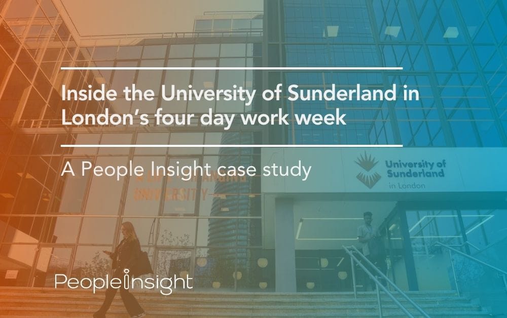 Inside the University of Sunderland in London’s four day work week