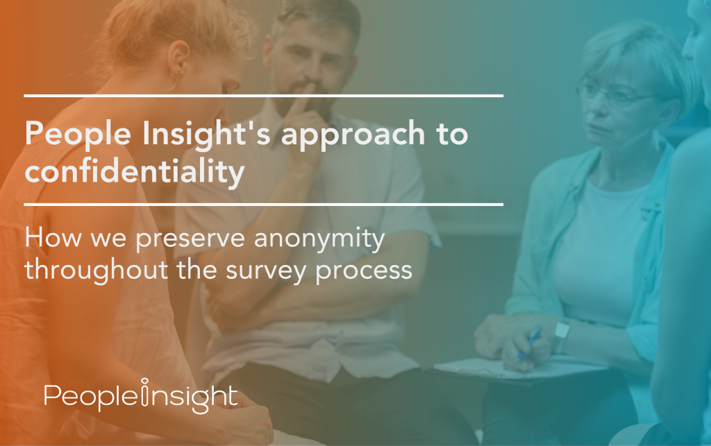 People Insight's approach to confidentiality