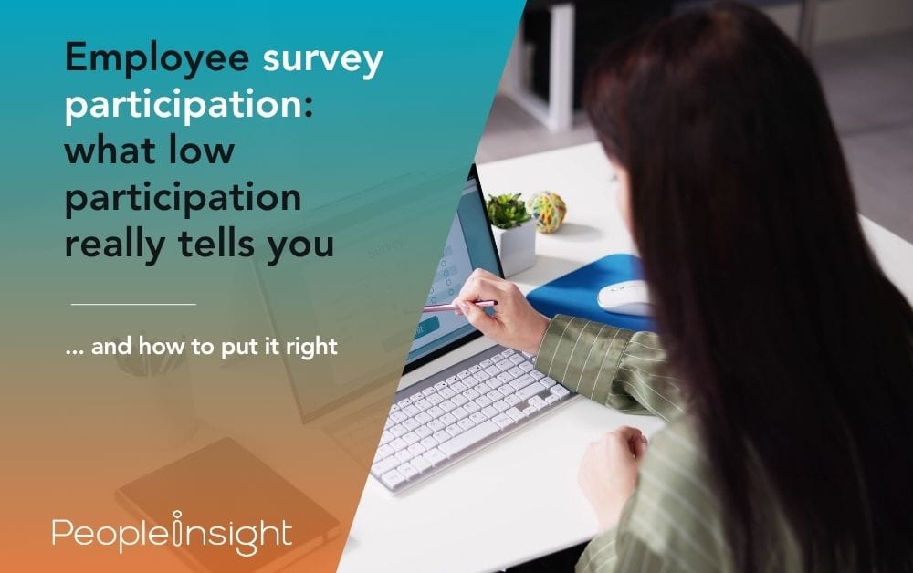 Employee survey participation: what low participation really tells you