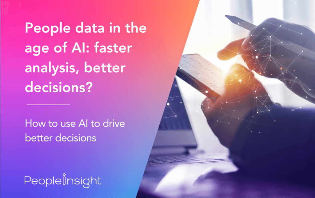 People data in the age of AI faster analysis, better decisions