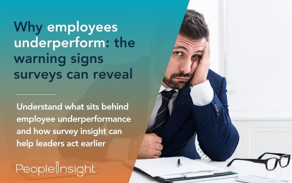 Why employees underperform