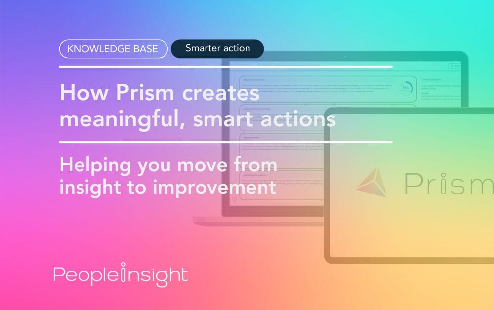 How Prism creates meaningful, smart actions kb