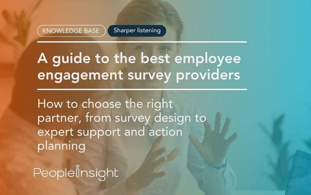 A guide to the best employee engagement survey providers